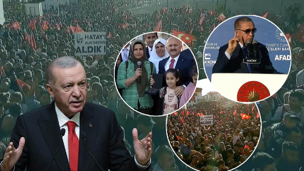 Cumhurbaşkanı Erdoğan Hatay’dan seslendi: Kardeşliğimize pusu kuramazlar